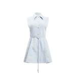 Aje Vaila Mini Dress in Cloud Blue | Mini Dresses | Coveti