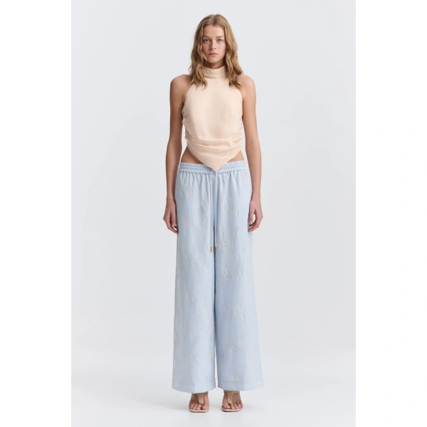 Aje Vaila Pant in Cloud Blue | Pants | Coveti