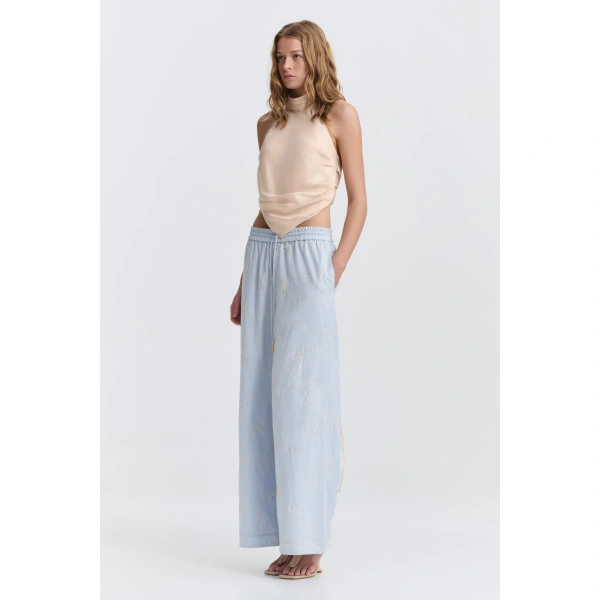 Aje Vaila Pant in Cloud Blue | Pants | Coveti
