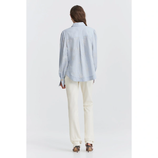 Aje Vaila Shirt in Cloud Blue | Shirts | Coveti