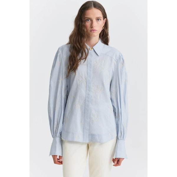 Aje Vaila Shirt in Cloud Blue | Shirts | Coveti