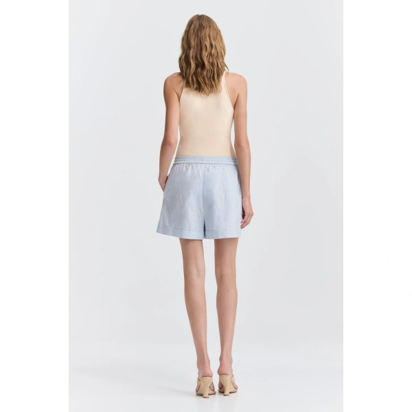 Aje Vaila Short in Cloud Blue | Shorts | Coveti
