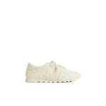 Aje Valli Lace Logo Trainer in Ivory Velvetine | Sneakers | Coveti