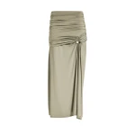 Aje Willow Maxi Skirt in Pale Olive | Skirts | Coveti