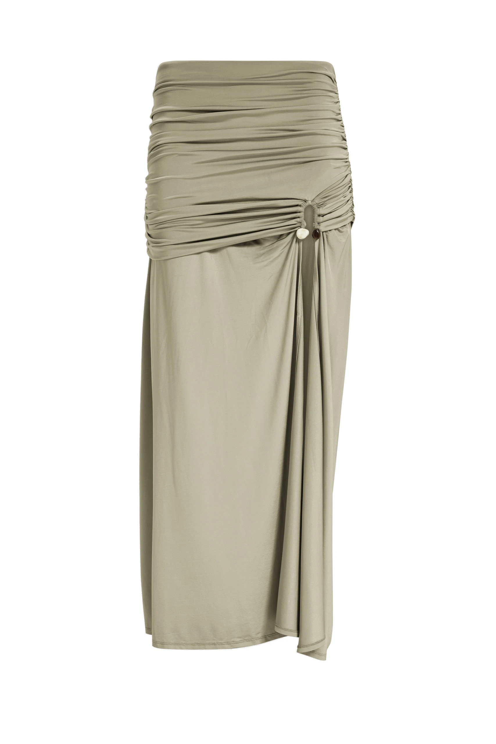Aje Willow Maxi Skirt Pale Olive Aje Willow Maxi Skirt in Pale Olive | Skirts | Coveti
