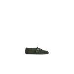 Alaia Ballet Flats Vienne in Suede, Lichen | Flats | Coveti