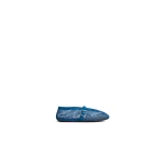 Alaia Ballet Flats in Fishnet, Electric Blue | Flats | Coveti
