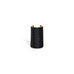 Alaia Bobine Large Cuff in Navy and Gold | Cuffs | Coveti
