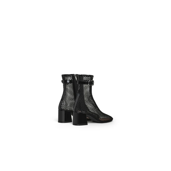 Alaia Boots 55 in Fishnet, Black | Boots | Coveti