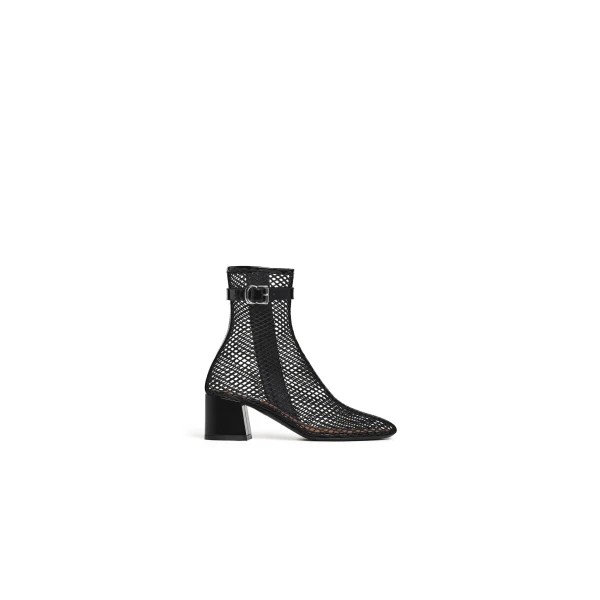 Alaia Boots 55 in Fishnet, Black | Boots | Coveti