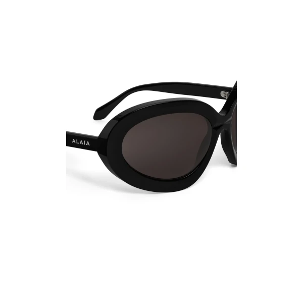 Alaia Butterfly Sunglasses in Black | Sunglasses | Coveti