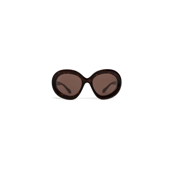 Alaia Butterfly Sunglasses in Dark Brown | Sunglasses | Coveti
