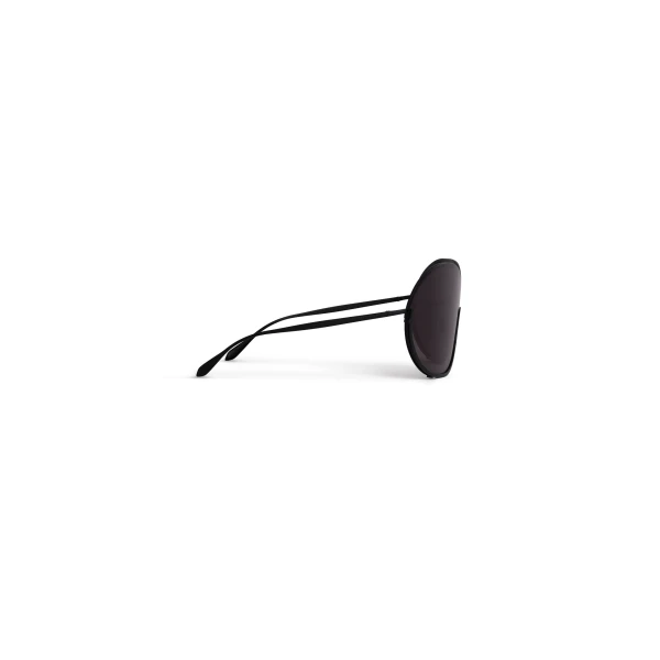 Alaia Butterfly Sunglasses in Metal, Black | Sunglasses | Coveti