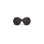 Alaia Butterfly Sunglasses in Metal, Black | Sunglasses | Coveti