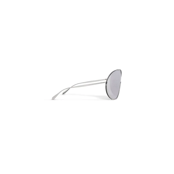 Alaia Butterfly Sunglasses in Metal, Silver | Sunglasses | Coveti