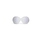 Alaia Butterfly Sunglasses in Metal, Silver | Sunglasses | Coveti
