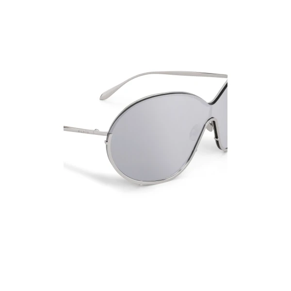 Alaia Butterfly Sunglasses in Metal, Silver | Sunglasses | Coveti