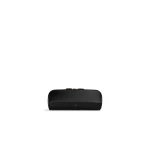 Alaia Delta Clutch in Box Calfskin, Black | Clutch Bags | Coveti