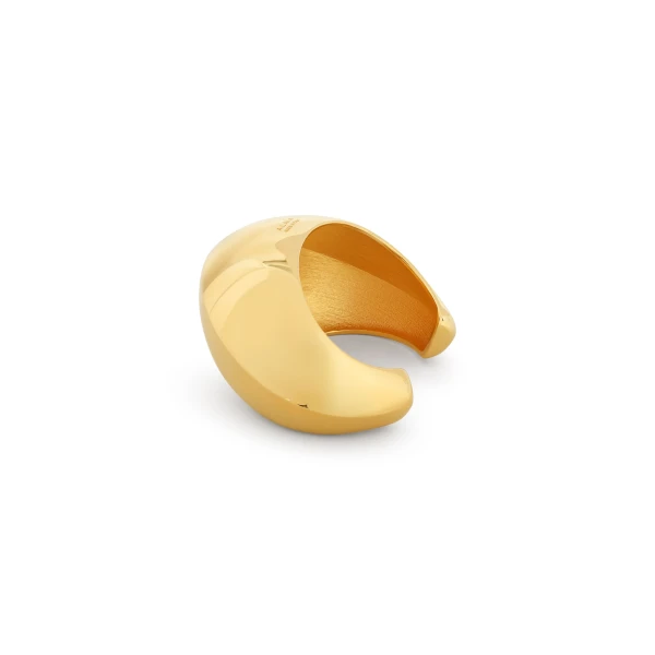 Alaia Dome Cuff in Gold | Cuffs | Coveti