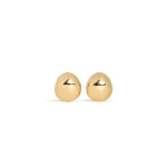 Alaia Dome Earrings in Gold | Earrings | Coveti