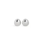 Alaia Dome Earrings in Silver | Earrings | Coveti