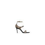 Alaia Drop Strappy Sandals in Ayers Leather, Honey | Sandals | Coveti