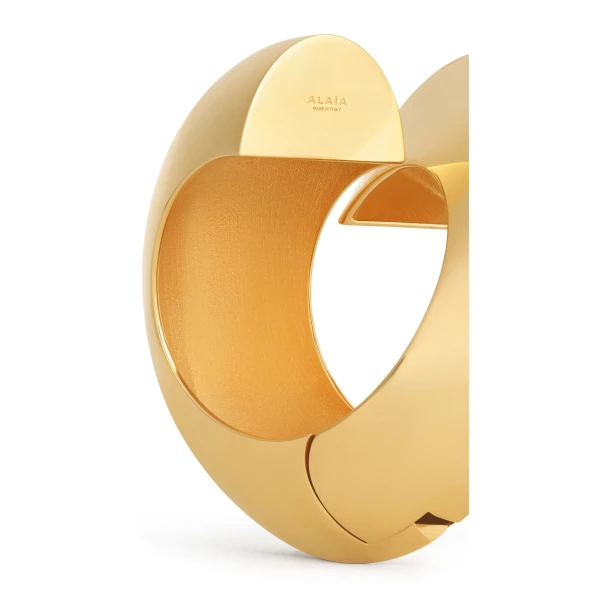 Alaia Edge Large Cuff in Gold | Cuffs | Coveti