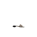 Alaia Ellipse Mules in Ayers Leather, Honey | Mules | Coveti