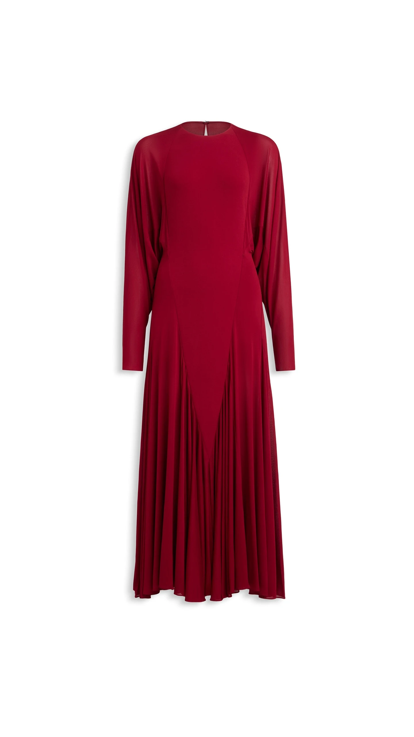 Alaia Fluid Jersey Dress in Dark Red Alaia Fluid Jersey Dress in Dark Red | Maxi Dresses | Coveti