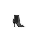 Alaia Heeled Chelsea Boots in Mesh, Black | Boots | Coveti