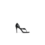Alaia Infradito Sandals in Patent Calfskin, Black | Sandals | Coveti