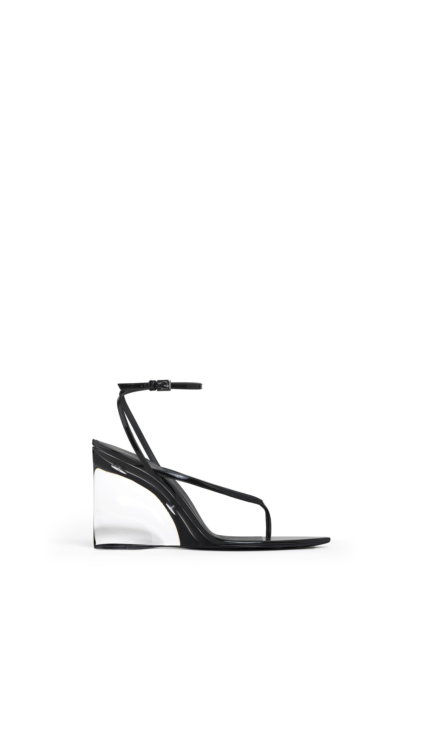 Mini Lin Bucket Alaia Leather Sandals | Coveti Luxury