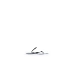 Alaia Invisible Thong in Patent Leather, Black | Sandals | Coveti