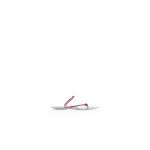 Alaia Invisible Thong in Patent Leather, Carmine | Sandals | Coveti