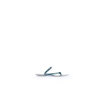 Alaia Invisible Thong in Patent Leather, China Blue | Sandals | Coveti