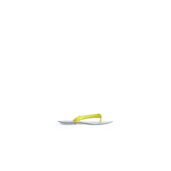 Invisible Thong in Satin, Lemon Yellow