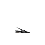 Alaia Invisible Wedge Slingbacks in Patent Calfskin, Black | Heels | Coveti