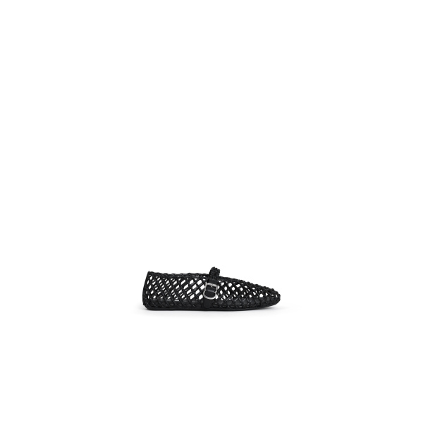 Alaia La Ballerine Braided in Black | Flats | Coveti