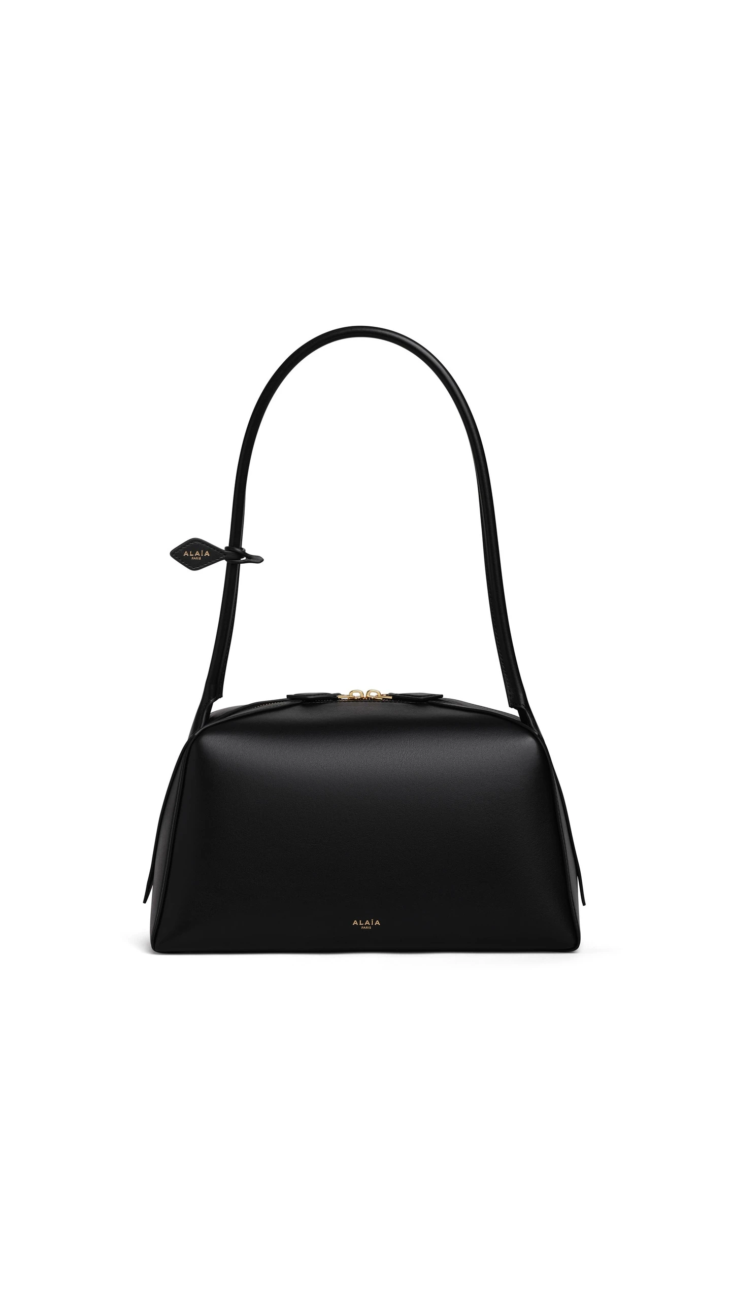 Alaia Le Bouledogue Bag in Calfskin, Black Alaia Le Bouledogue Bag in Calfskin, Black | Shoulder & Crossbody Bags | Coveti