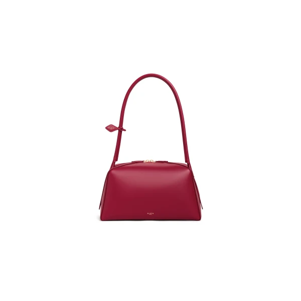 Le Bouledogue Bag in Calfskin, Carmine
