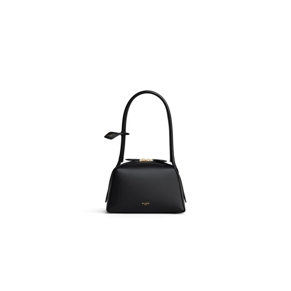 Le Bouledogue Small Bag in Calfskin, Black