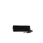 Alaia Le Click Clutch 42 in Nubuck, Black | Clutch Bags | Coveti