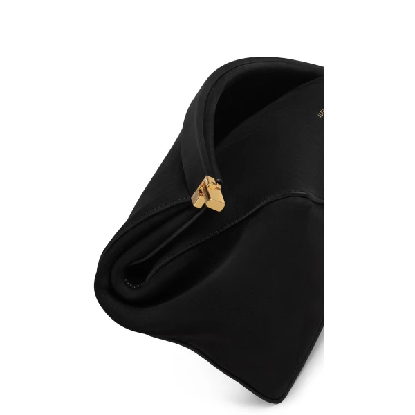 Alaia Le Click Clutch 42 in Nubuck, Black | Clutch Bags | Coveti