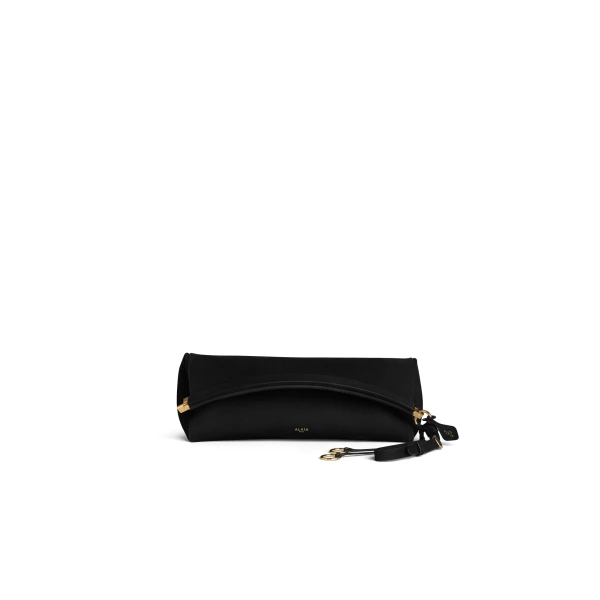Le Click Clutch 42 in Nubuck, Black