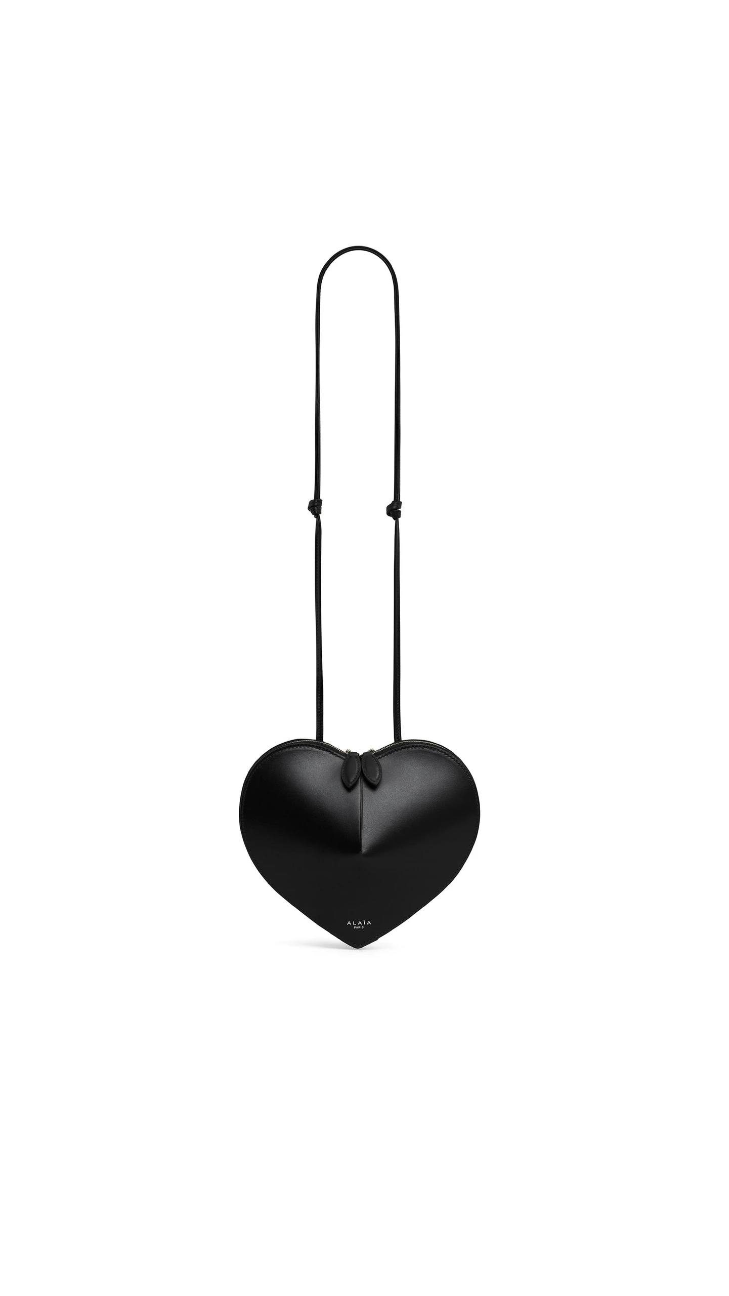 Alaia Le Coeur Bag in Calfskin, Black Alaia Le Coeur Bag in Calfskin, Black | Shoulder & Crossbody Bags | Coveti