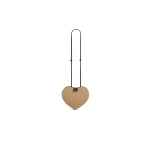 Alaia Le Coeur Bag in Paper Straw, Natural | Shoulder & Crossbody Bags | Coveti