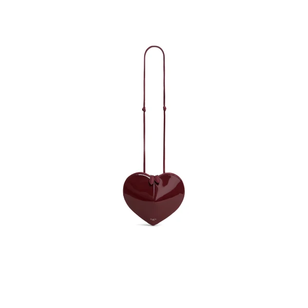 Le Coeur Bag in Patent Leather, Garnet Red