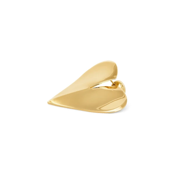 Alaia Le Coeur Torn Earrings in Gold | Earrings | Coveti
