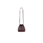Alaia Le Pochon Bag in Fishnet, Garnet Red | Shoulder & Crossbody Bags | Coveti