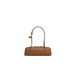 Alaia Le Teckel Medium Bag in Calfskin, Amber | Shoulder & Crossbody Bags | Coveti